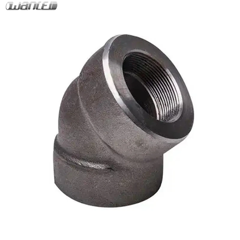 45DEG 90DEG NPT Threaded Elbow Pipe Fitting